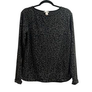 H&M woman's cheetaa long sleeve